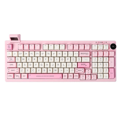 EPOMAKER RT100 97key 95% Bluetooth 5.0/2.4G Wireless/Wired Mechanical Keyboard Customizable Mini Display Gasket - mounted - Crytech